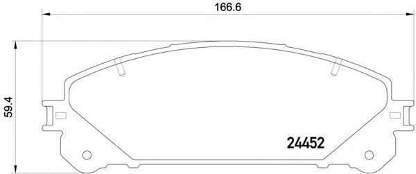 Тормозные колодки HELLA 8DB 355 015-461