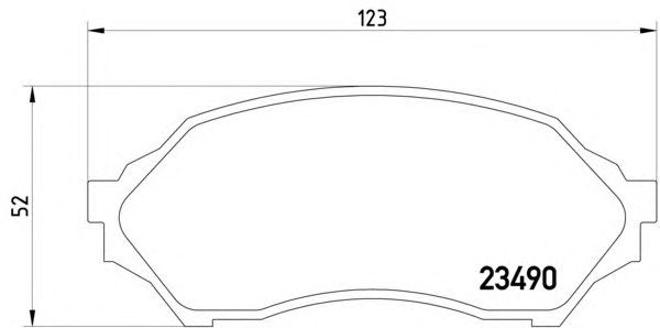 Тормозные колодки HELLA 8DB 355 017-281