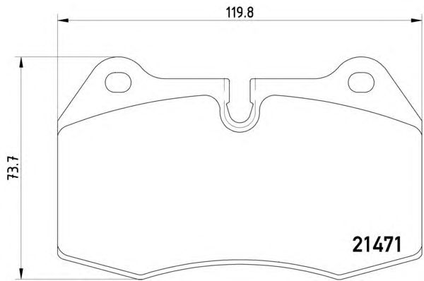 Тормозные колодки HELLA 8DB 355 018-211