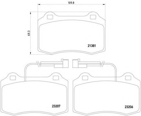 Тормозные колодки HELLA 8DB 355 018-421