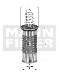 Гидрофильтр MANN-FILTER HD 1053 (автоматическая коробка передач, система привода рабочего оборудования)
