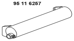 Резонатор EBERSPÄCHER 95 11 6257