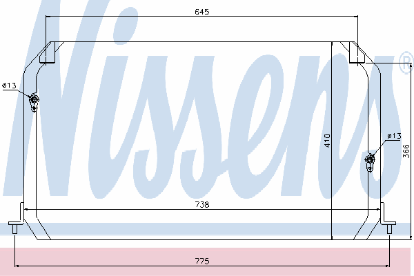Радиатор кондиционера NISSENS 94026