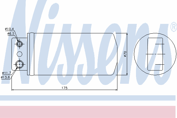 Осушитель кондиционера NISSENS 95235