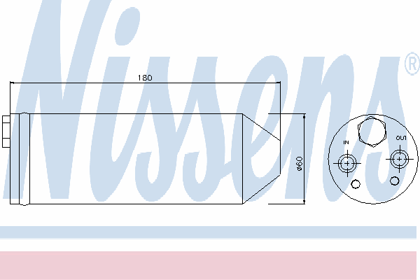 Осушитель кондиционера NISSENS 95256