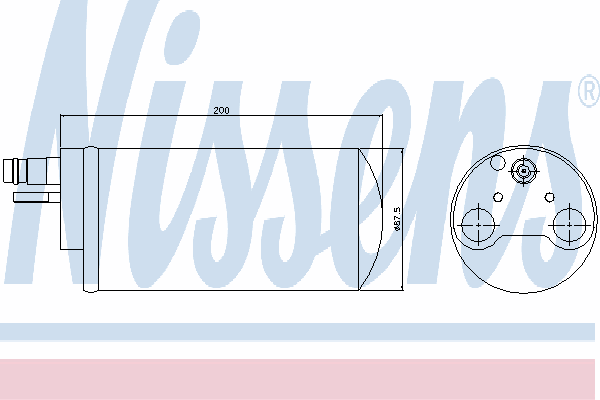 Осушитель кондиционера NISSENS 95341