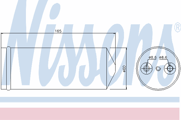 Осушитель кондиционера NISSENS 95437