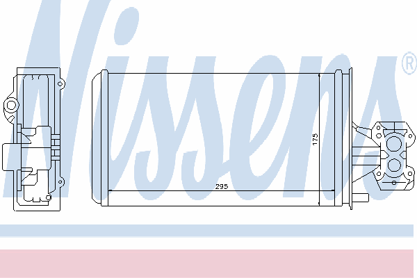 Радиатор отопителя NISSENS 71803