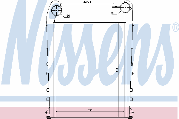 Интеркулер NISSENS 97058