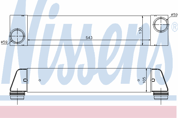 Интеркулер NISSENS 96657