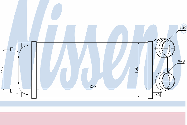 Интеркулер NISSENS 96718