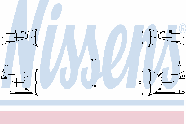 Интеркулер NISSENS 96604