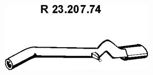Труба выхлопного газа EBERSPACHER 23.207.74