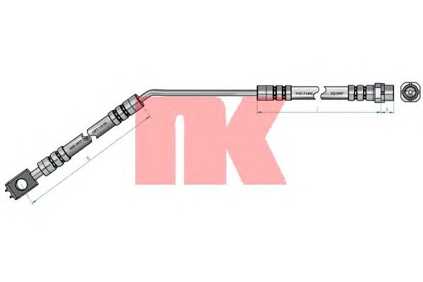 Тормозной шланг NK 851527