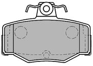 Тормозные колодки MAPCO 6586
