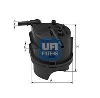 Топливный фильтр UFI 24.343.00