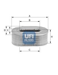 Воздушный фильтр UFI 27.071.00