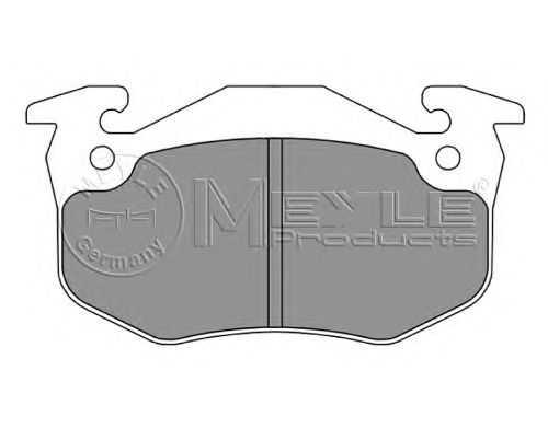Тормозные колодки MEYLE 025 206 3415