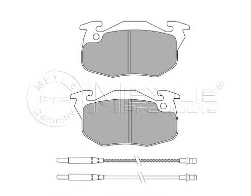 Тормозные колодки MEYLE 025 214 1418/W