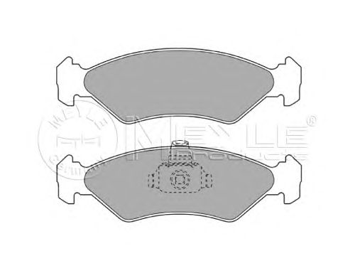 Тормозные колодки MEYLE 025 231 0217