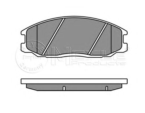 Тормозные колодки MEYLE 025 235 6916/W