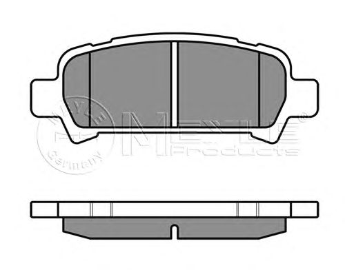Тормозные колодки MEYLE 025 235 7214/W