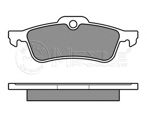 Тормозные колодки MEYLE 025 237 1616