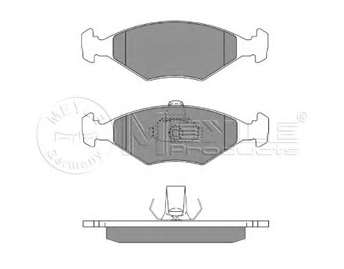 Тормозные колодки MEYLE 025 237 7518