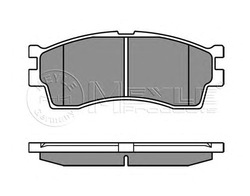 Тормозные колодки MEYLE 025 238 7316/W