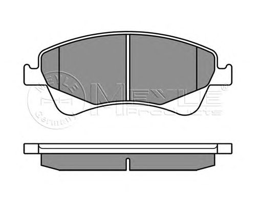 Тормозные колодки MEYLE 025 242 0419/W