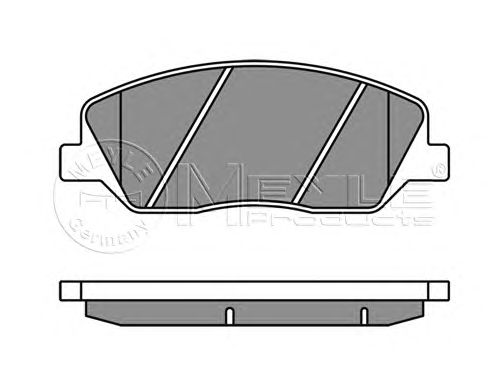 Тормозные колодки MEYLE 025 243 5117/W