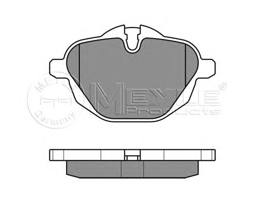 Тормозные колодки MEYLE 025 245 6118