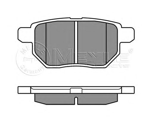 Тормозные колодки MEYLE 025 246 1015/W