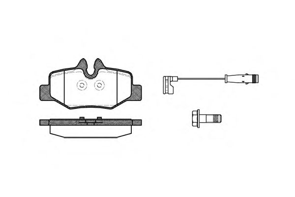 Тормозные колодки REMSA 1110.02