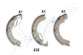 Тормозные колодки ручника JAPANPARTS GF-232AF
