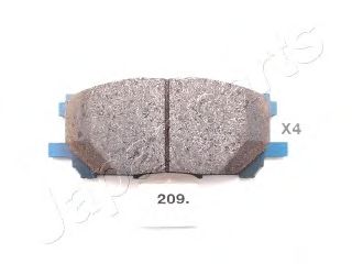 Тормозные колодки JAPANPARTS PA-209AF
