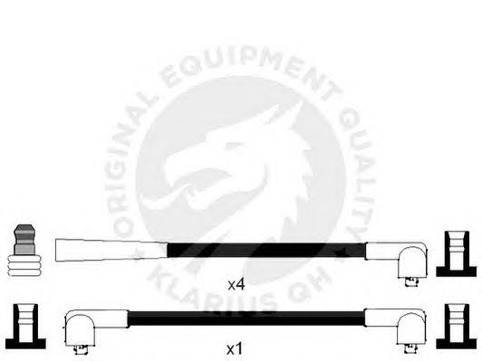 Комплект высоковольтных проводов QH International XC415 CI