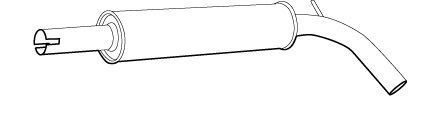Резонатор WALKER 72540