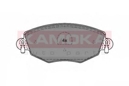 Тормозные колодки KAMOKA JQ1012850