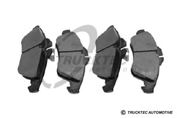 Тормозные колодки TRUCKTEC AUTOMOTIVE 02.35.082