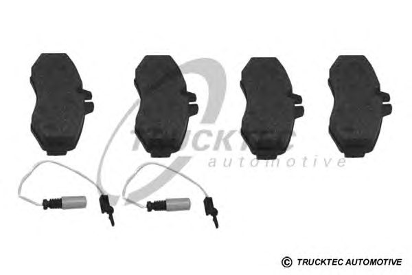 Тормозные колодки TRUCKTEC AUTOMOTIVE 02.35.123