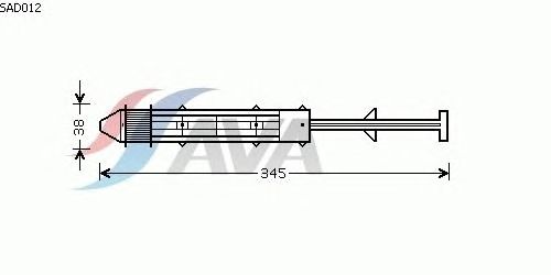 Осушитель кондиционера AVA QUALITY COOLING SAD012