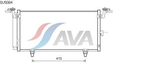 Радиатор кондиционера AVA QUALITY COOLING SU5084