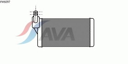 Радиатор отопителя AVA QUALITY COOLING VW6097