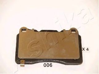 Гальмівні колодки ASHIKA 51-00-006