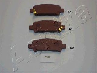 Тормозные колодки ASHIKA 51-07-702