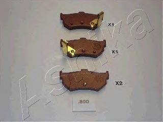 Тормозные колодки ASHIKA 51-08-800
