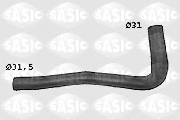 Шланг радиатора SASIC SWH4214