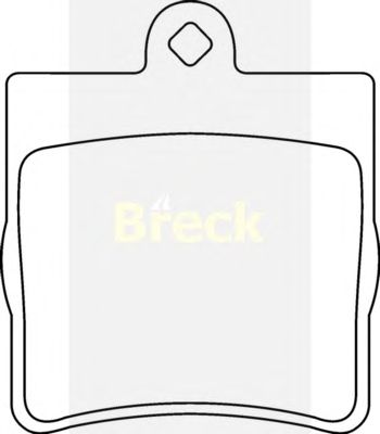 Тормозные колодки BRECK 21919 00 702 00