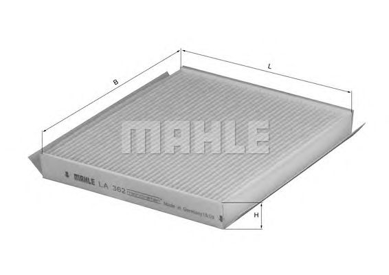 Фильтр салона MAHLE LA 362